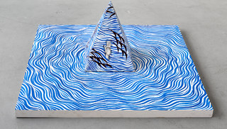 Andrew Schoultz - Untitled (Pyramid in Water)