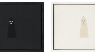 Kent Henricksen - Untitled (white); Untitled (black)