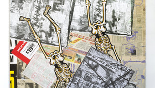 Josh Smith - Skeleton Collage #2