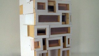 Andreas Angelidakis - Stacked Screens, working model of architectural proposal