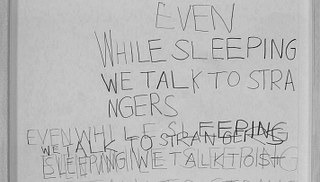 Vittorio Santoro - Untitled (Even While Sleeping We Talk to Strangers)