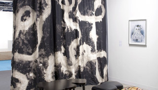 Shannon Bool -  "Acid Washed Jeans Curtain" 