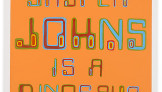 Bob & Roberta Smith - Jasper Johns is a Dinosaur