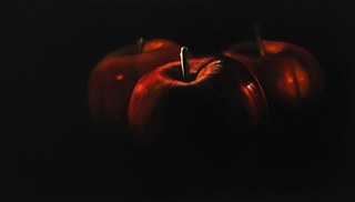 Robert Olsen - In Threes, Organic Gala Apples in Close