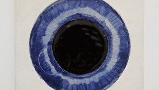 Julia Pfeiffer - Iris study (blue with circle)