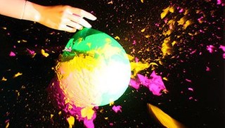 Patterson Beckwith - Untitled (Balloon Exploding Strobograph vii, 20 &#181;s x 5, 2008)