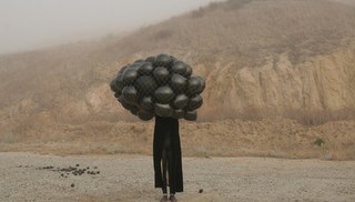 Elana Mann - Full Frontal in Mourning, from the series IBD (Improvised Balloon Series)