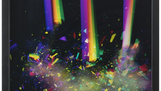 Patterson Beckwith - Untitled (Fluorescent Tube Strobograph ix, 20 µSec. x5, 2008)